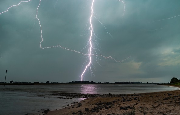 Thunderstorm over Ewijk, Netherlands